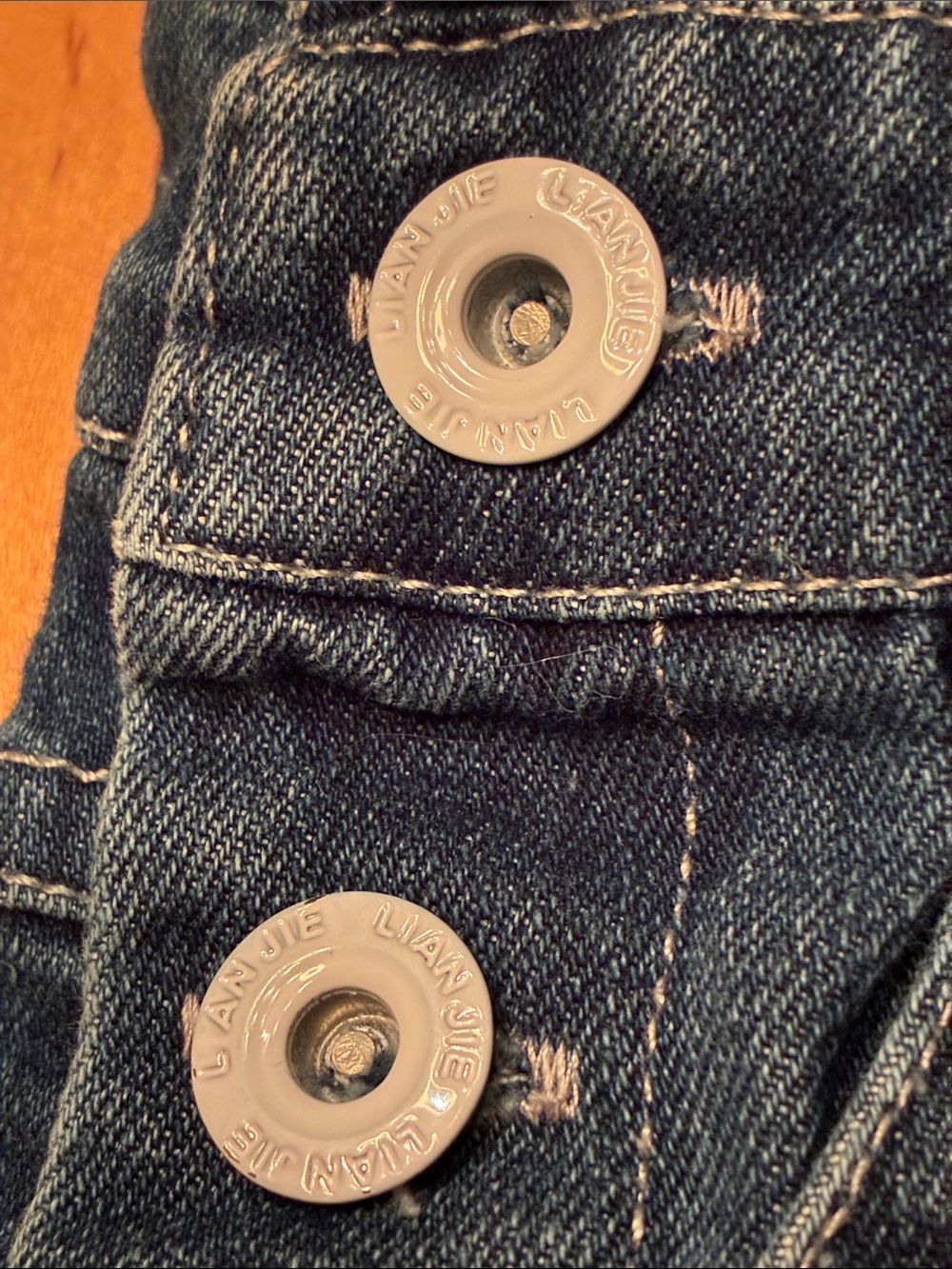 KIDSCOOL SPACE EUC Distressed Denim Overalls in Dark Blue W/Belt Loops Sz 6-12mo - Picture 4 of 9
